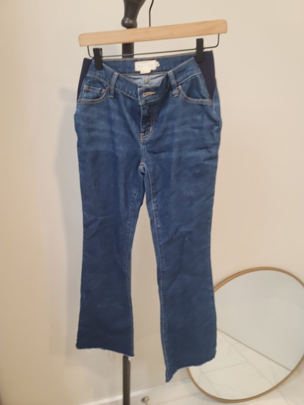 Hatch Maternity Jeans Strong Like Momma  Size 24 Blue